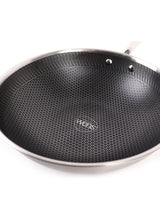 Wok Con Tapa 30 Cm, Honey Comb Wens