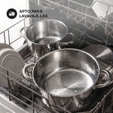 Batería De Cocina 6 Piezas Acero Inoxidable 420-6SS Wens