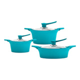 Batería De Cocina 6 Piezas Aluminio Fundido Calipso