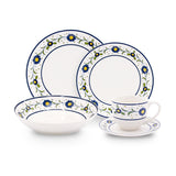 Juego De Vajilla 30 Piezas Porcelana Fiesole Hallen