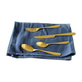 Set Cubiertos 24 Piezas Acero Inoxidable Gold Krons