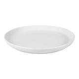 Plato Entrada Borde Vertical Porcelana Blanca 20cm Wellington