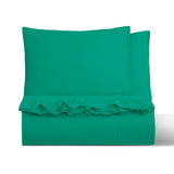 Cubrecama Quilt Reversible  2 Plazas Verde - Magic Collection Martiné