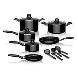 Batería de Cocina 15 Piezas Omni  Black Aluminio Antiadherente