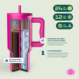 Mug Vaso Termico 700ml Acero Inoxidable Hestia