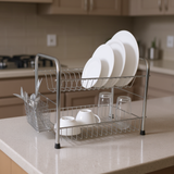 Seca Platos Escurridor Acero Inoxidable 45x28x35cm