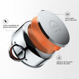 Batería De Cocina 6 Piezas Acero Inoxidable 420-6SS Wens