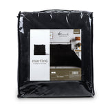 Cubrecama Reversible 1,5 Plazas Color Negro  Delux Collection Martiné