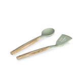 Batería Cocina 14Pzs Aluminio Forjado Antiadherente Flow Verde