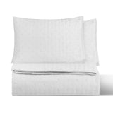 Cubrecama Quilt Reversible King Color Blanco Delux Collection Martiné