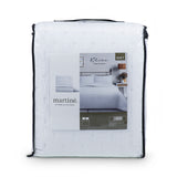 Cubrecama Quilt Reversible King Color Blanco Delux Collection Martiné