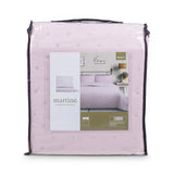 Cubrecama Quilt Reversible 2 Plazas Color Rosa Delux Collection Martiné