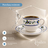 Juego De Vajilla 30 Piezas Porcelana Fiesole Hallen