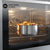 Batería de Cocina 10 Piezas Acero Inoxidable 480-10SS