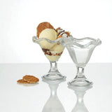 Set 4 Copas de Vidrio Postre Helados 240ml Vittoria Allegra