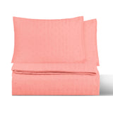 Cubrecama Quilt Reversible Super King Color Coral Delux Collection Martiné