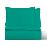 Cubrecama Reversible 1,5 Plazas Color Verde Delux Collection Martiné