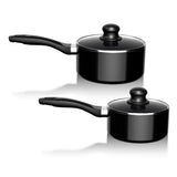 Batería de Cocina 15 Piezas Omni  Black Aluminio Antiadherente