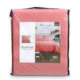 Cubrecama Quilt Reversible  2 PLazas Coral - Magic Collection Martiné