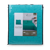 Cubrecama Reversible 1,5 Plazas Color Verde Delux Collection Martiné
