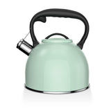 Tetera Acero Inoxidable Con Mango 3Lts Turquesa Selene Wens
