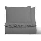 Cubrecama Quilt Reversible  2 Plazas Gris - Magic Collection Martiné