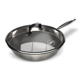 Wok Con Tapa 30 Cm, Honey Comb Wens