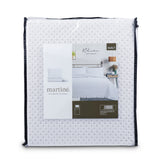 Cubrecama Quilt Reversible King Blanco- Magic Collection Martiné