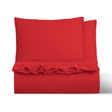 Cubrecama Quilt Reversible  Super King Rojo - Magic Collection Martiné
