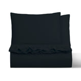 Cubrecama Quilt Reversible  2 Plazas Negro - Magic Collection Martiné