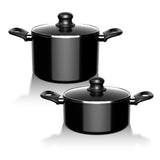 Batería de Cocina 15 Piezas Omni  Black Aluminio Antiadherente