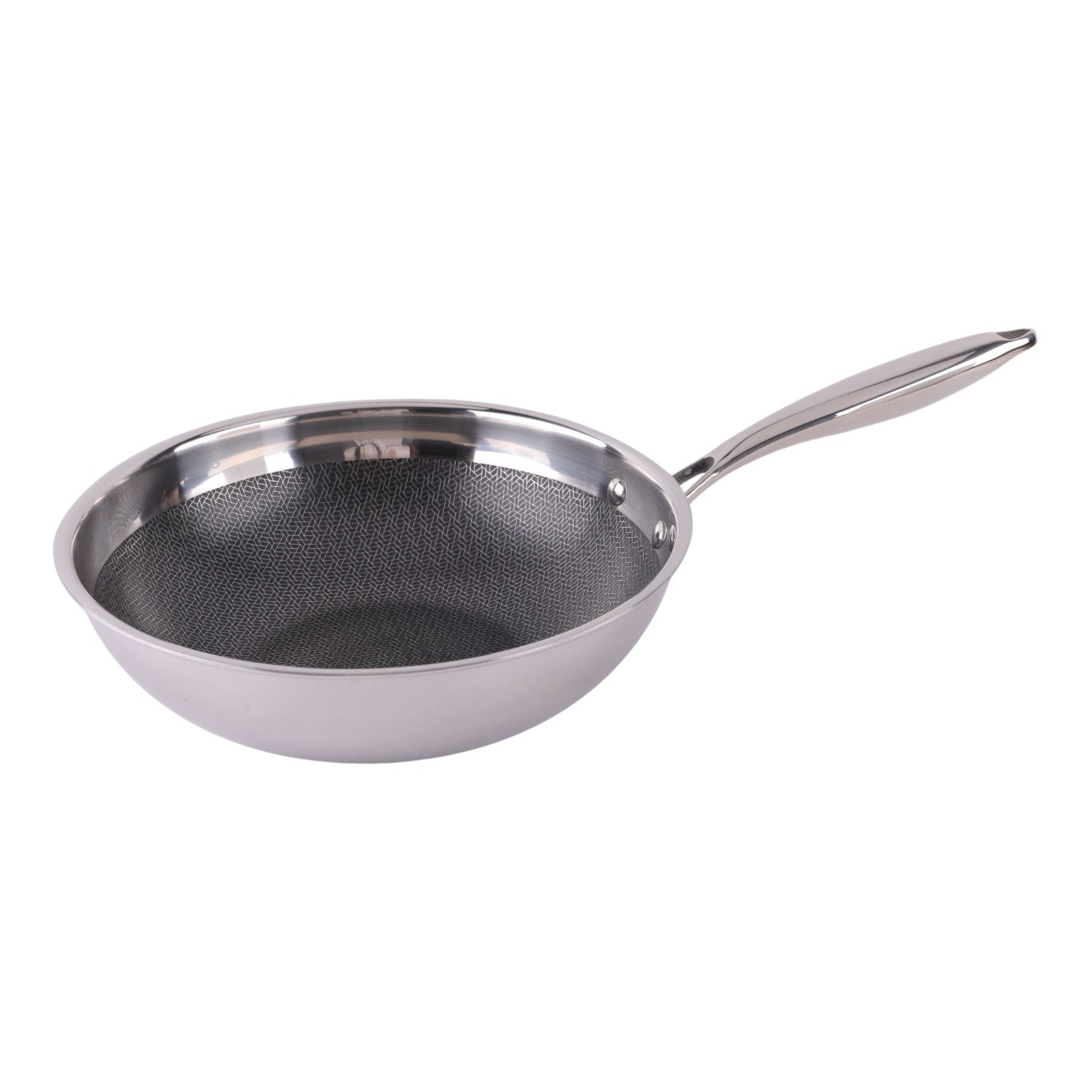 Sartén Wok Acero Inoxidable Antiadherent 26cm Honeycomb Wens Sartén Wok Acero Inoxidable Antiadherent 26cm Honeycomb Wens