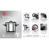 Olla a Presión de Acero Inoxidable 8Ltrs Nebula Steam Wens