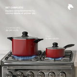 Batería de Cocina 15 Piezas Omni  Red Aluminio Antiadherente