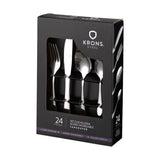 Set Cubiertos Acero Inoxidable Carnes 24Pzs Vancouver krons