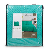Cubrecama Quilt Reversible  2 Plazas Verde - Magic Collection Martiné