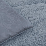 Cubrecama Embossed Sherpa 3 Plazas Super King Modelo Sonya