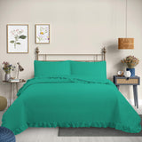 Cubrecama Quilt Reversible  2 Plazas Verde - Magic Collection Martiné