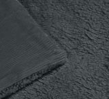 Cubrecama Corduroy Flannel Jacquard Con Sherpa 2 Plazas Queen