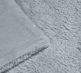 Cubrecama Corduroy Flannel Jacquard Con Sherpa 2,5 Plazas King