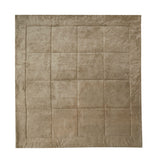 Cubrecama Flannel Liso Con Sherpa 3 Plazas Super King