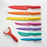 Set 8 Cuchillos Cocineros de Colores Moon