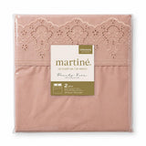 Juego De Sabanas Broderie Ivette 144 Hilos Color Damasco