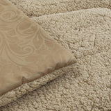 Cubrecama Embossed Sherpa 2 Plazas Modelo Sonya