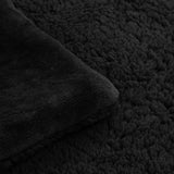 Cubrecama Flannel Liso Con Sherpa 2,5 Plazas King