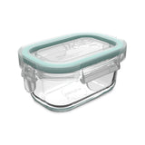 Contenedor Hermético de Vidrio Rectangular 150ml Allegra