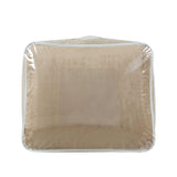 Cubrecama Flannel Liso Con Sherpa 3 Plazas Super King