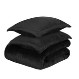 Cubrecama Flannel Liso Con Sherpa 3 Plazas Super King