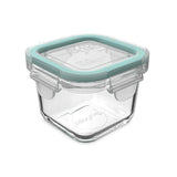 Contenedor Hermético de Vidrio Cuadrado 210ml Allegra