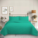 Cubrecama Quilt Reversible 1,5 Plazas Verde - Wonder Collection Martiné